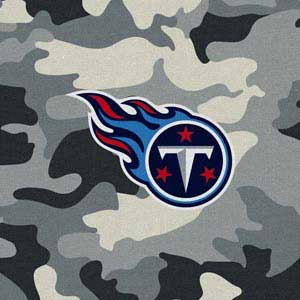 NFL Tennessee Titans Camo Steam Deck Handheld Gaming Computer Skin